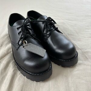 Vegetarian Shoes VST 3 Eyelet Vegan Steel Toe Oxfords